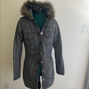 DC Black and Gray Puffer Jacket